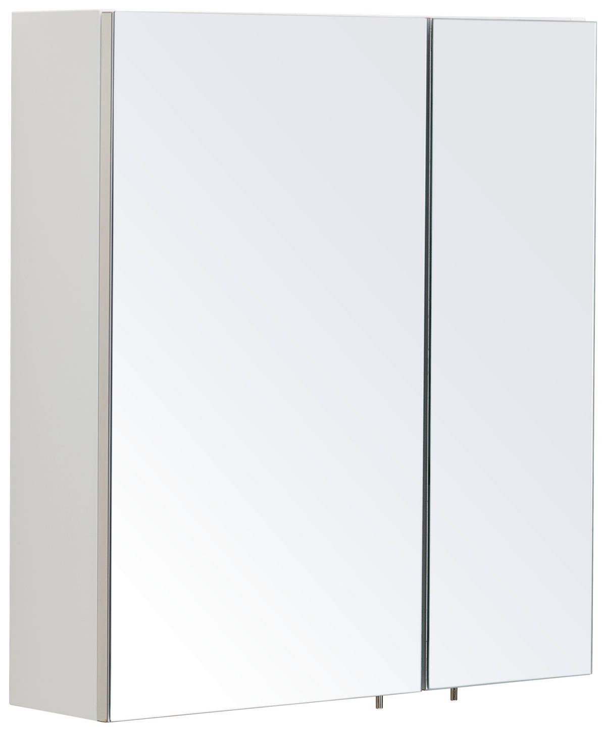 BADEZIMMER 3-teilig  in  - Weiß Hochglanz/Schwarz, MODERN, Glas/Keramik (60/119/46cm) - MID.YOU