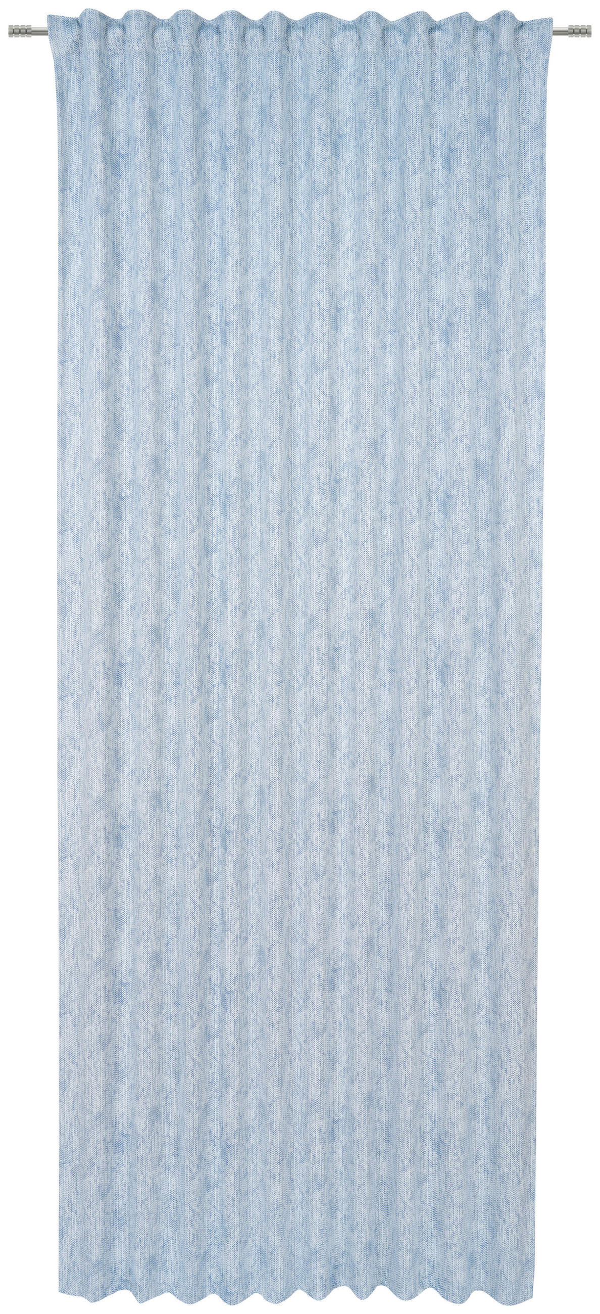 FERTIGVORHANG  blickdicht   140/245 cm  - Blau, Basics, Textil (140/245cm) - Esposa