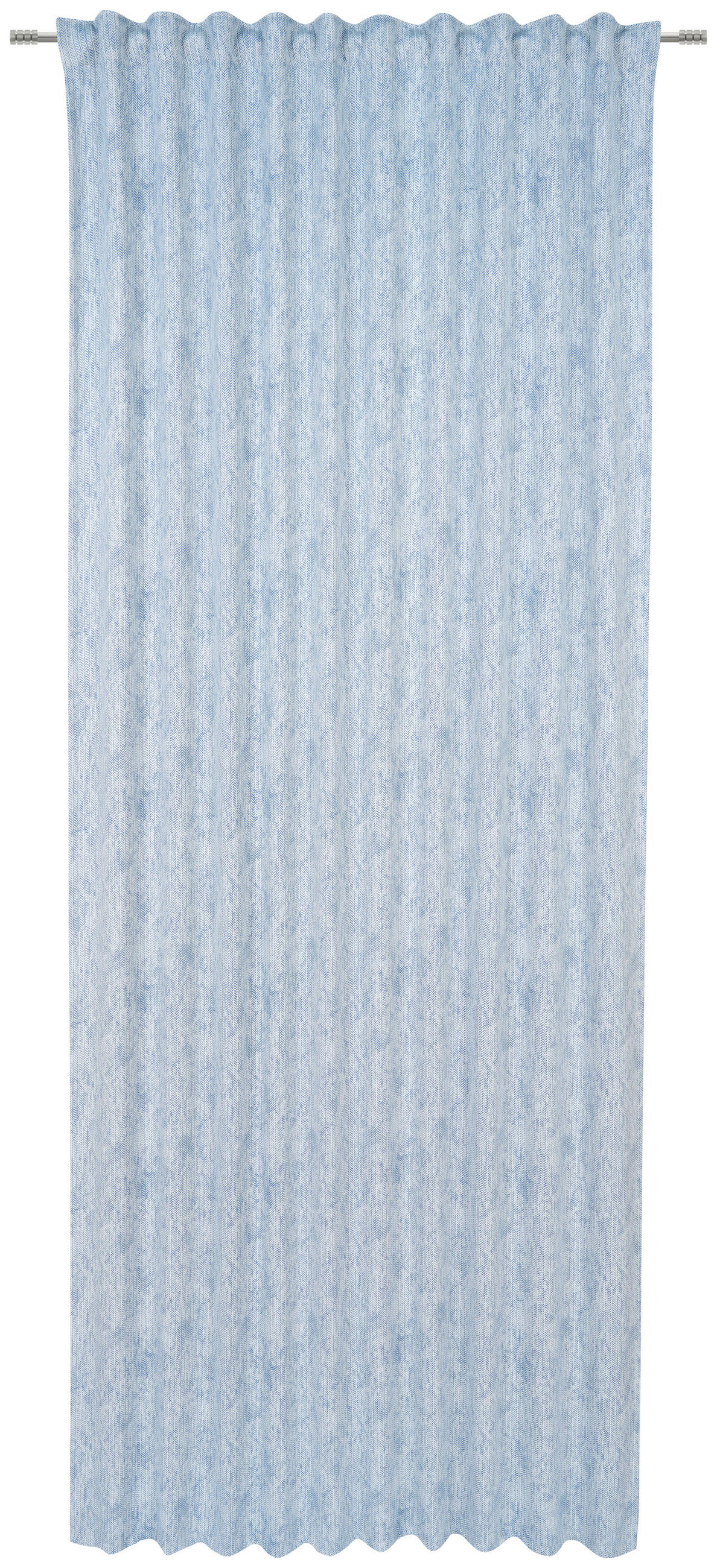 FERTIGVORHANG  blickdicht   140/245 cm  - Blau, Basics, Textil (140/245cm) - Esposa