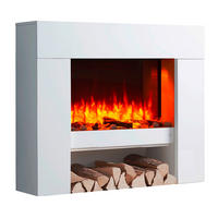 ELEKTROKAMIN - Weiß, Basics, Holzwerkstoff/Metall (100/83/28cm)