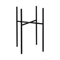 BLUMENSTÄNDER Metall  - Schwarz, Basics, Metall (17,6/17,6/32,1cm) - ASA