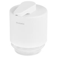 DOZATOR ZA TEČNI SAPUN  bela, providno  metal, staklo  - providno/bela, Osnovno, staklo/metal (8/11/9.5cm) - Brabantia