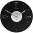 WANDUHR 29,5 cm - Schwarz, Design, Holz (29,5cm) WANDUHR 29,5 cm - Schwarz, Design, Holz (29,5cm)