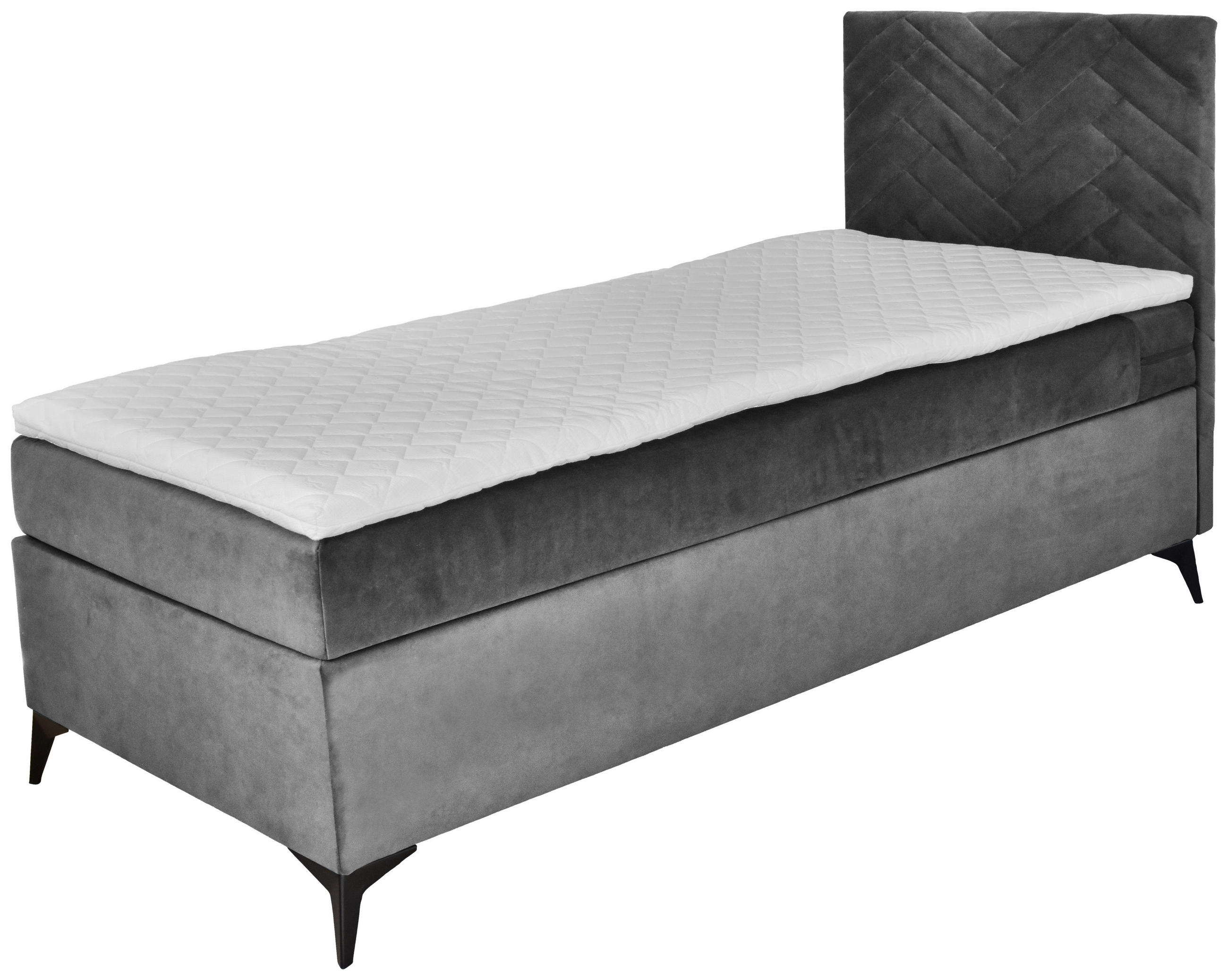 Boxspringbett mit Topper 90x200 cm Evan