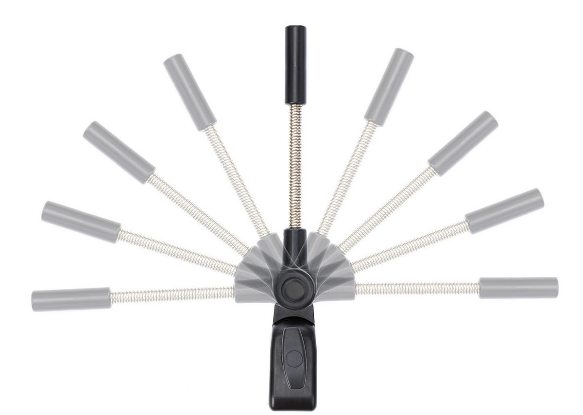 KINDERWAGENSONNENSCHIRM  - Schwarz/Grau, Basics, Kunststoff/Metall (75cm) - Jimmylee