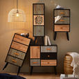 NACHTSCHRANK 35/65/29 cm  - Multicolor/Schwarz, Trend, Holz/Holzwerkstoff (35/65/29cm) - Carryhome