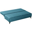 SCHLAFSOFA Flachgewebe Blau  - Blau/Hellgrau, MODERN, Textil/Metall (197/88/89cm) - Novel