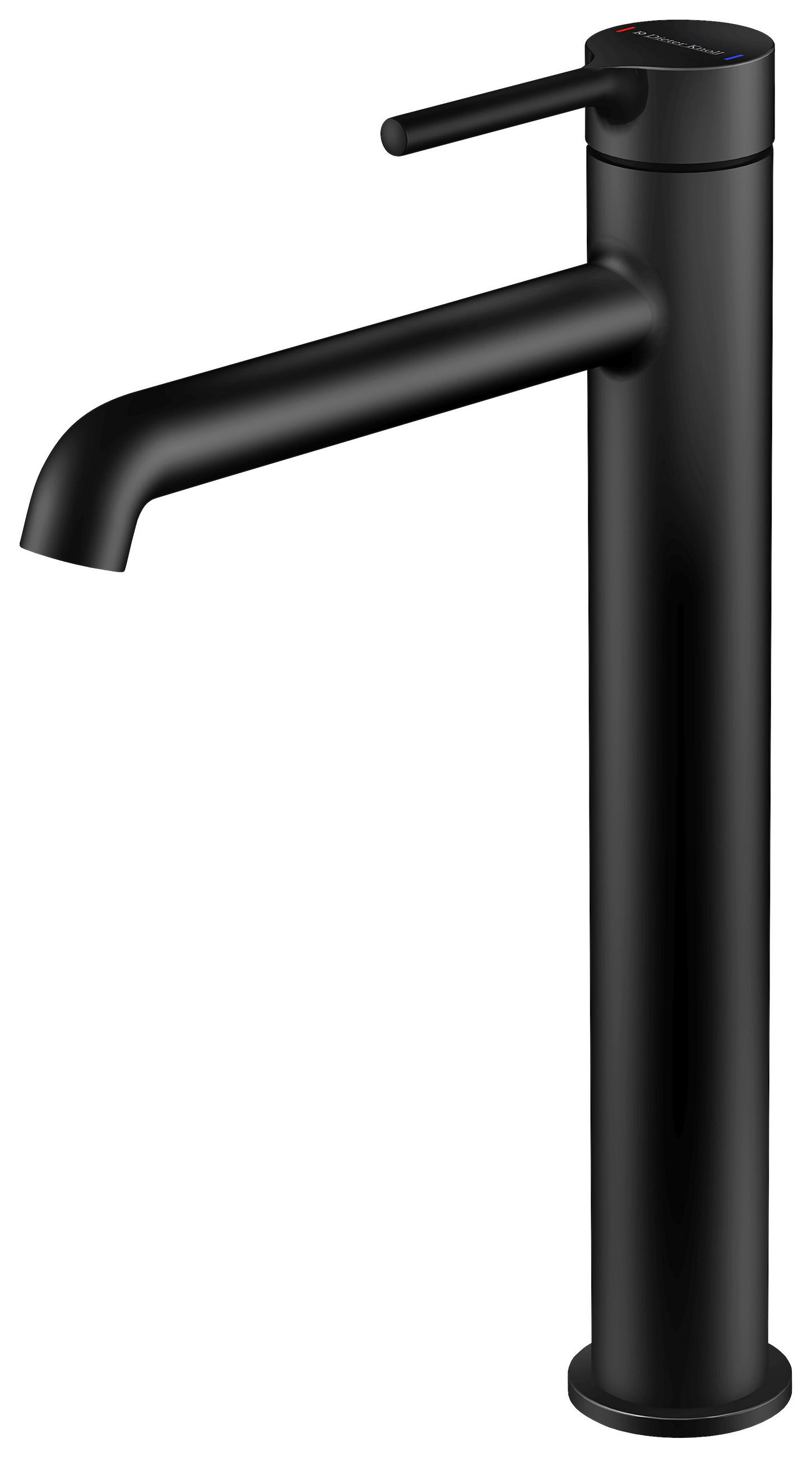 WASCHTISCHARMATUR 104 1700 S  - Schwarz, MODERN, Metall (3,9/30,1/18,7cm) - Dieter Knoll