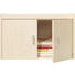 AUFSATZSCHRANK 72/43/54 cm Ahornfarben - Silberfarben/Ahornfarben, Design, Kunststoff (72/43/54cm) - CS SCHMAL
