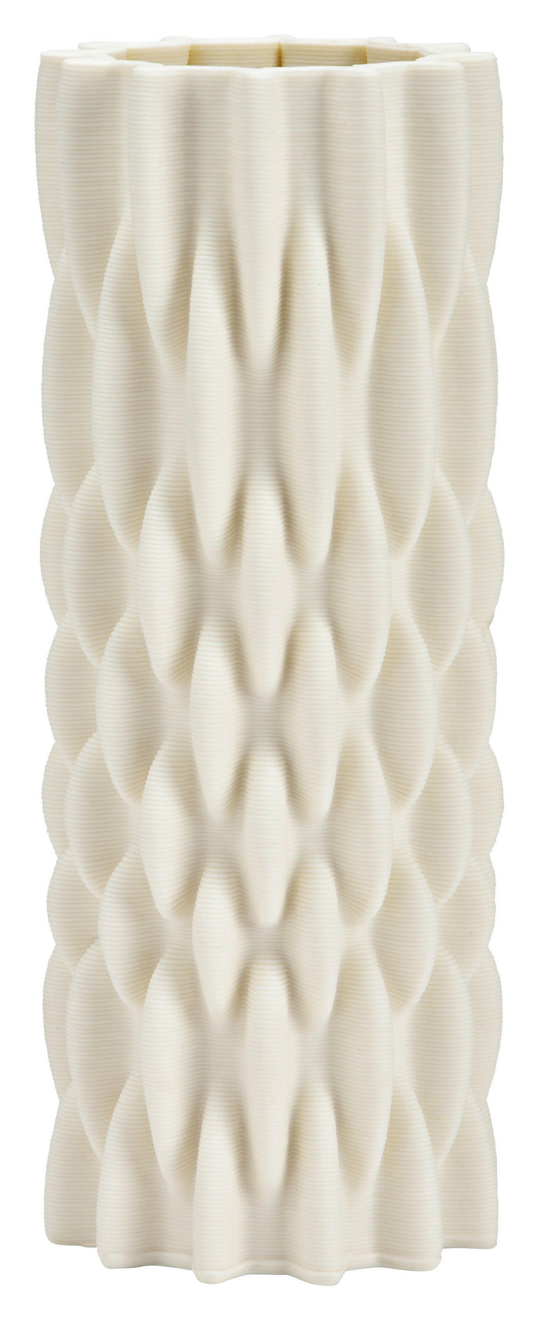 VASE  - Perlmutt, Basics, Keramik (8,0/22,0/8,0cm)