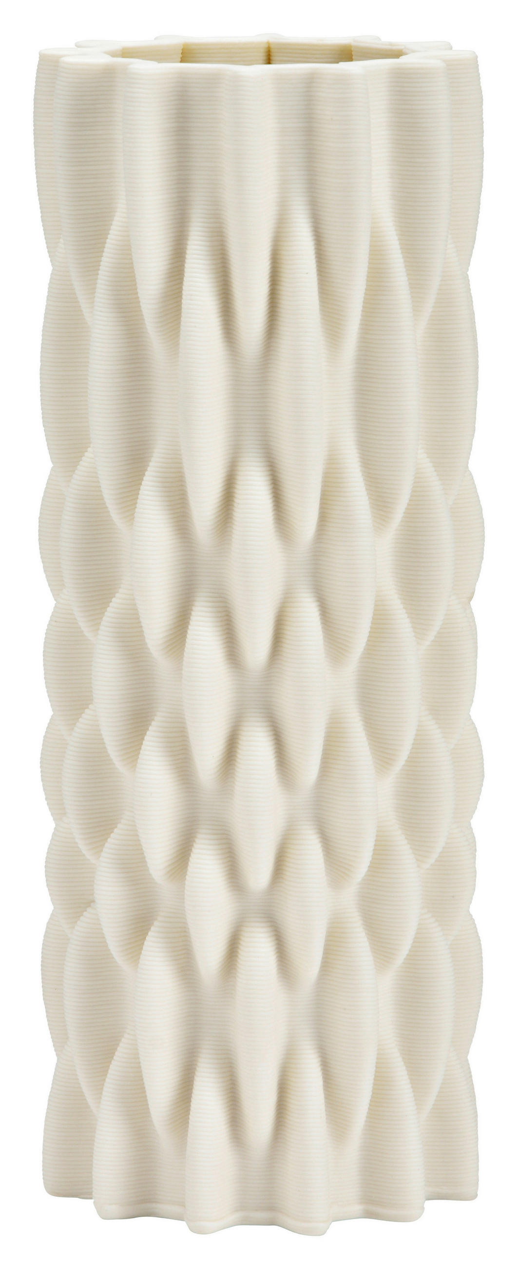 VASE  - Perlmutt, Basics, Keramik (8,0/22,0/8,0cm)