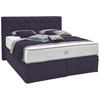 BOXSPRINGBETT 180/200 cm  in Dunkelgrau  - Dunkelgrau, Konventionell, Textil (180/200cm) - Ambiente