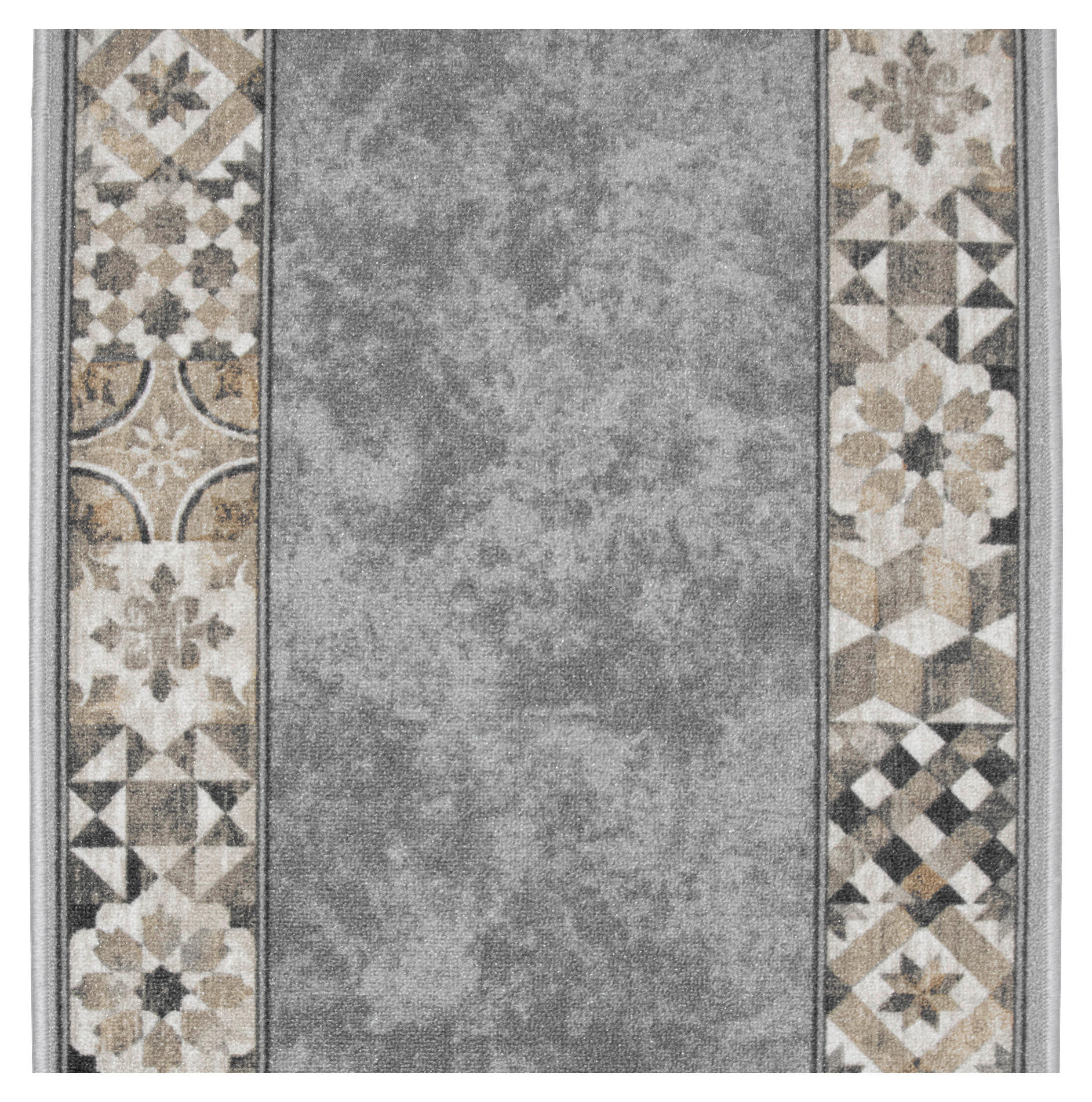 LÄUFER 80 cm Malmö  - Grau, KONVENTIONELL, Kunststoff/Textil (80cm) - Esposa