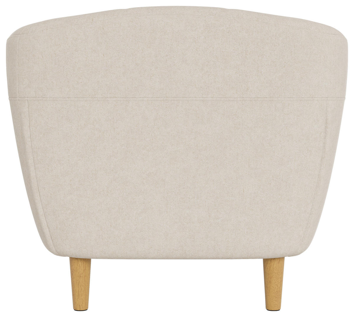 CHESTERFIELD-SESSEL Flachgewebe Beige  - Eichefarben/Beige, Trend, Holz/Textil (97/79/84cm) - Ambia Home