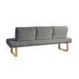 SITZBANK 209/92/78 cm  in Beige  - Eichefarben/Beige, Design, Holz/Textil (209/92/78cm) - Dieter Knoll