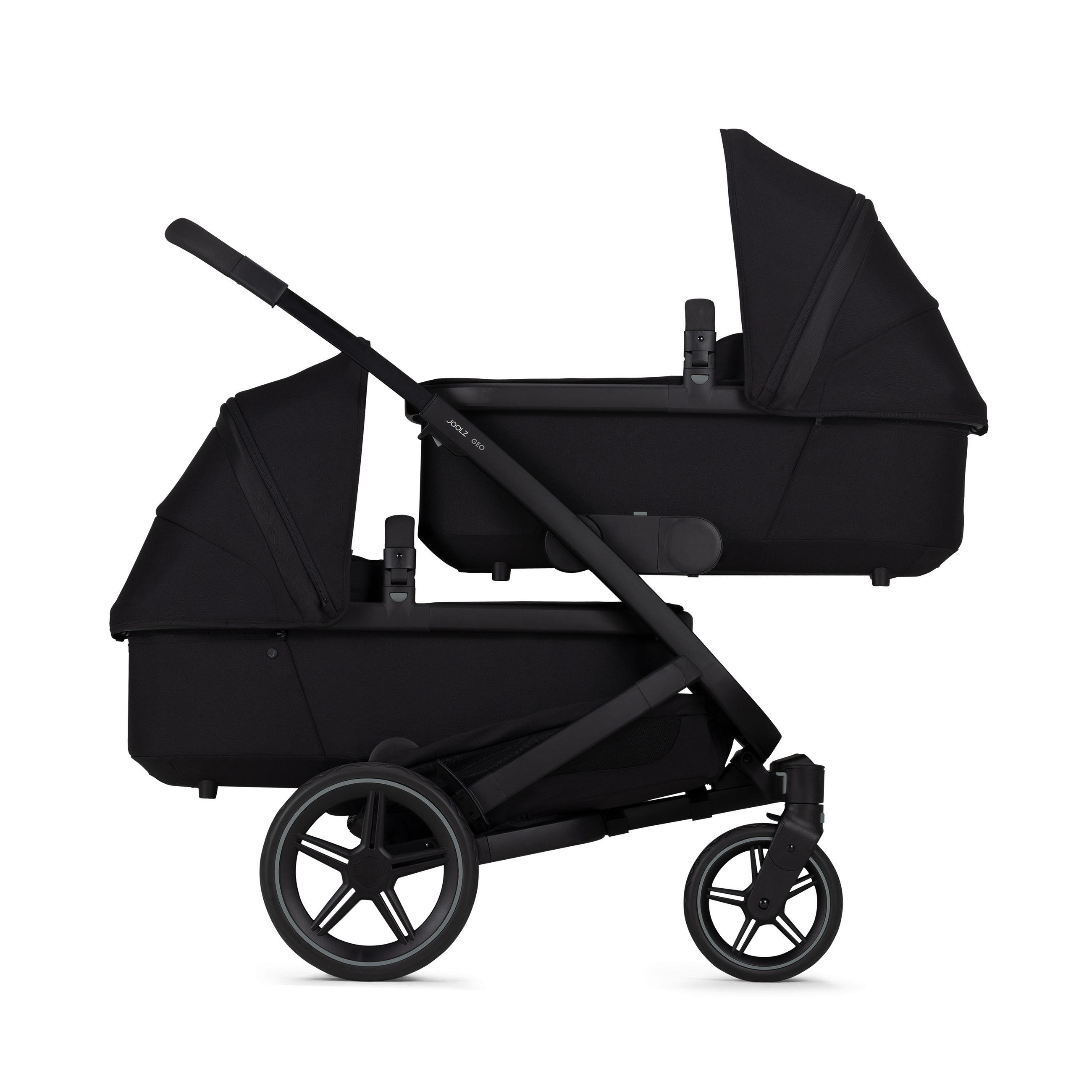 LIEGEWANNE Geo3  - Schwarz, Basics, Textil/Metall - Joolz
