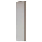 MIDISCHRANK 30/137/17 cm  - Kaschmir, KONVENTIONELL, Glas/Holzwerkstoff (30/137/17cm) - Dieter Knoll