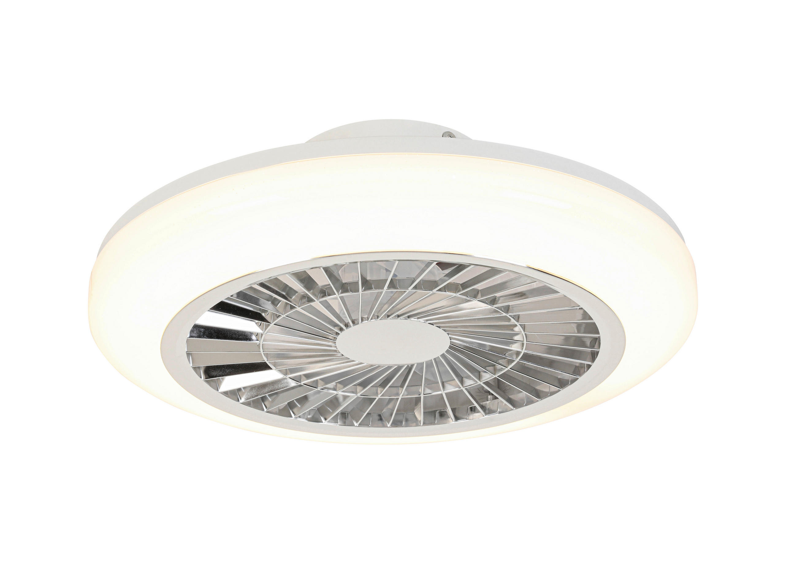 VENTILATOR STROPNI  - bijela/prozirno, Trend, plastika (45/16cm) - Novel