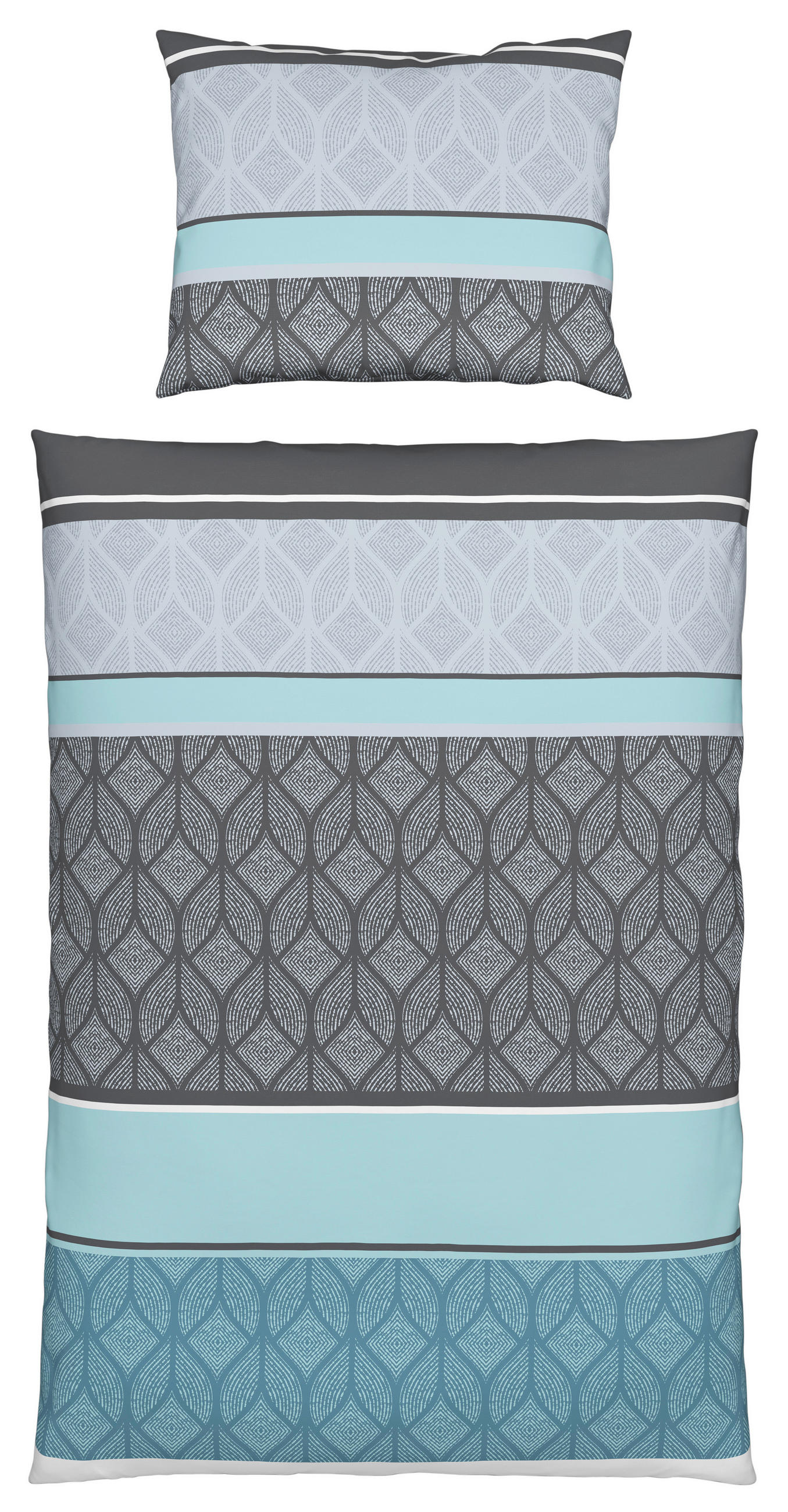 Renforce Bettwäsche 140x200 Cm Sierra Baumwolle Türkis