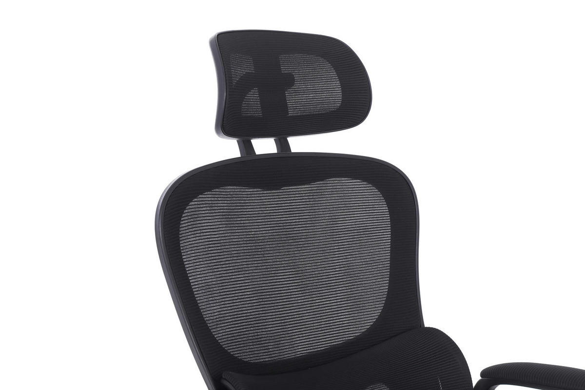 KANCELARIJSKA STOLICA  crna   - crna, Konvencionalno, metal/tekstil (63,5/116-126/66cm) - Carryhome