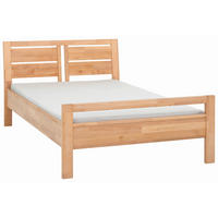 BETT 120/200 cm  in Erlefarben   - Erlefarben, Natur, Holz (120/200cm) - Linea Natura