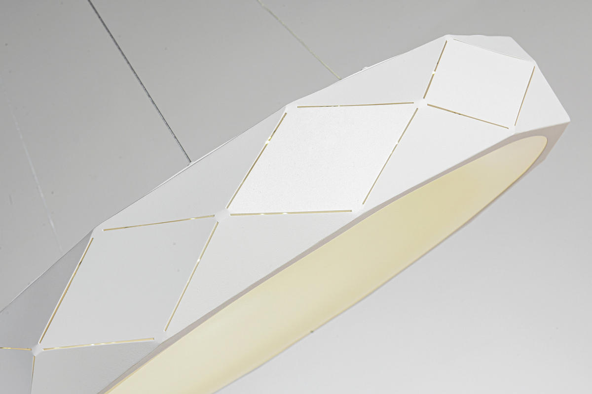 HÄNGLAMPA Reus 60/100 cm  - vit, Design, metall (60/100cm)