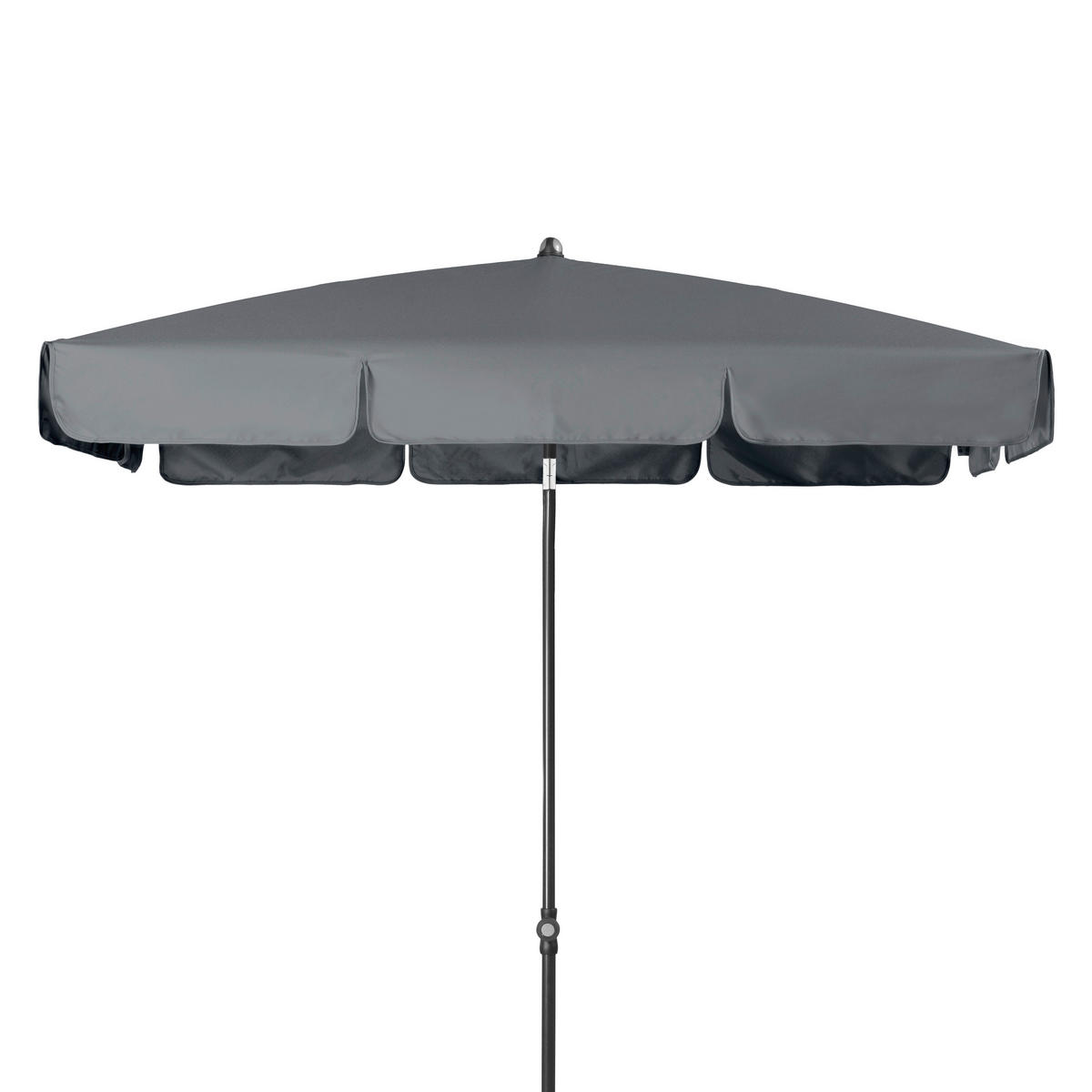 SONNENSCHIRM  185/120 cm  - Anthrazit, Basics, Textil/Metall (185/120cm) - Doppler
