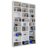 STANDREGAL  102/183/18 (23) cm Weiß  - Weiß, KONVENTIONELL, Holzwerkstoff (102/183/18 (23)cm) - MID.YOU