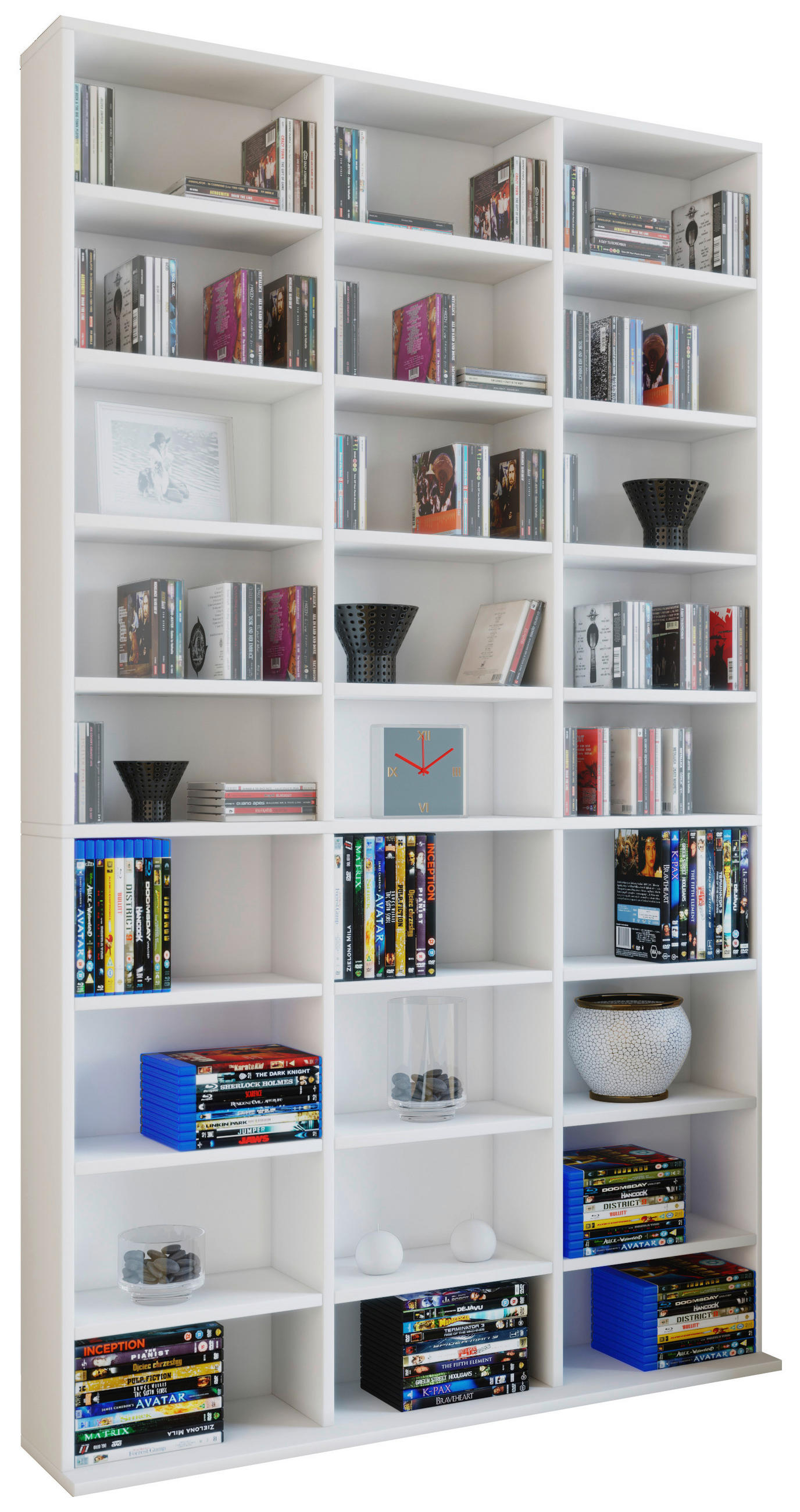 Standregal Dekor Megosa Maxi 102 cm Weiß