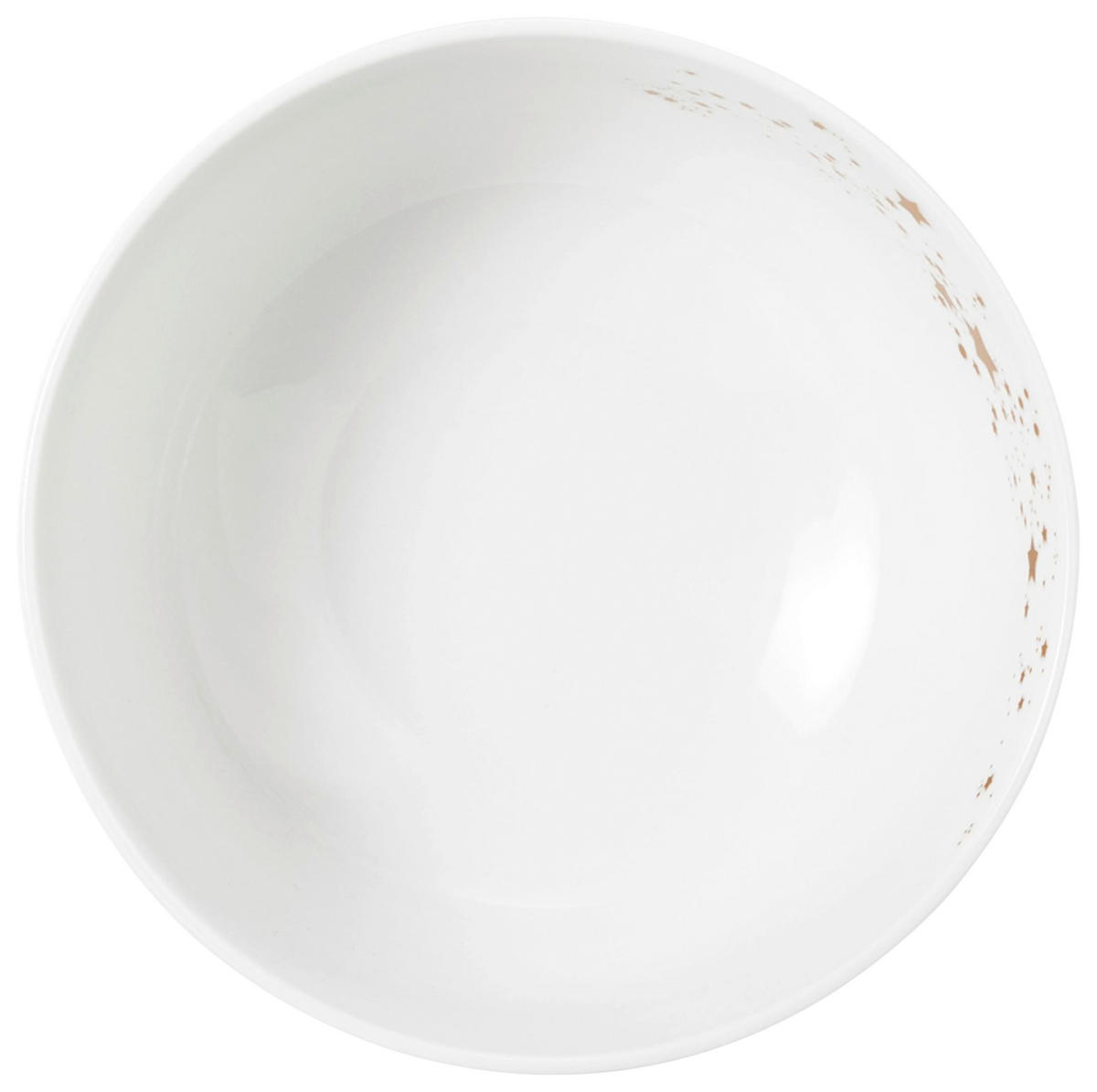 MÜSLISCHALE 15 cm  - Goldfarben/Weiß, Design, Keramik (15cm) - Seltmann Weiden
