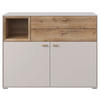 SIDEBOARD 114,3/88,4/38 cm  in Eichefarben, Sandfarben  - Sandfarben/Eichefarben, Modern, Holz/Holzwerkstoff (114,3/88,4/38cm) - Hom`in