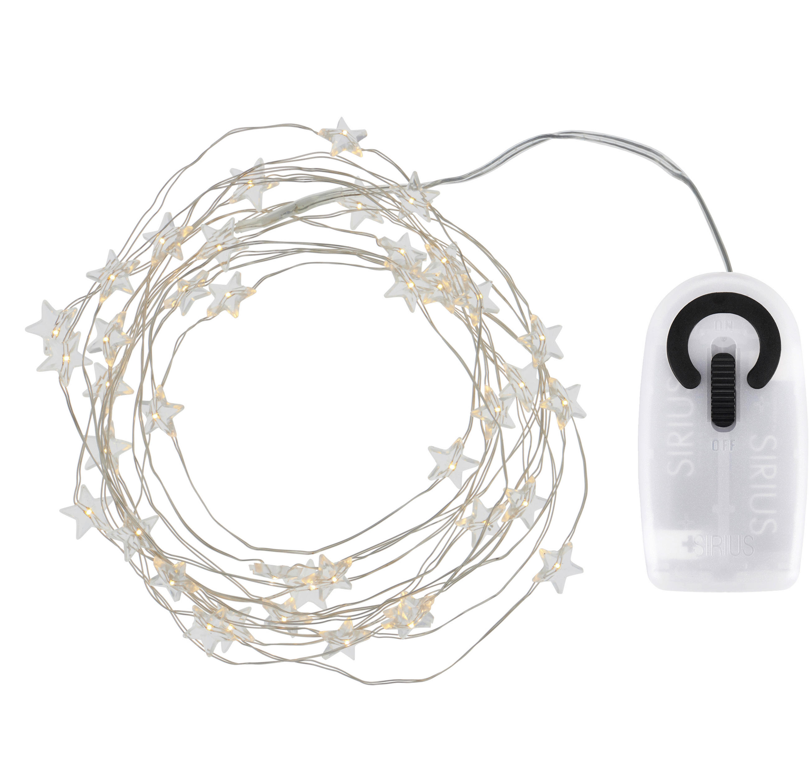 LICHTERKETTE 390 cm  - Silberfarben, Basics, Metall (390cm)