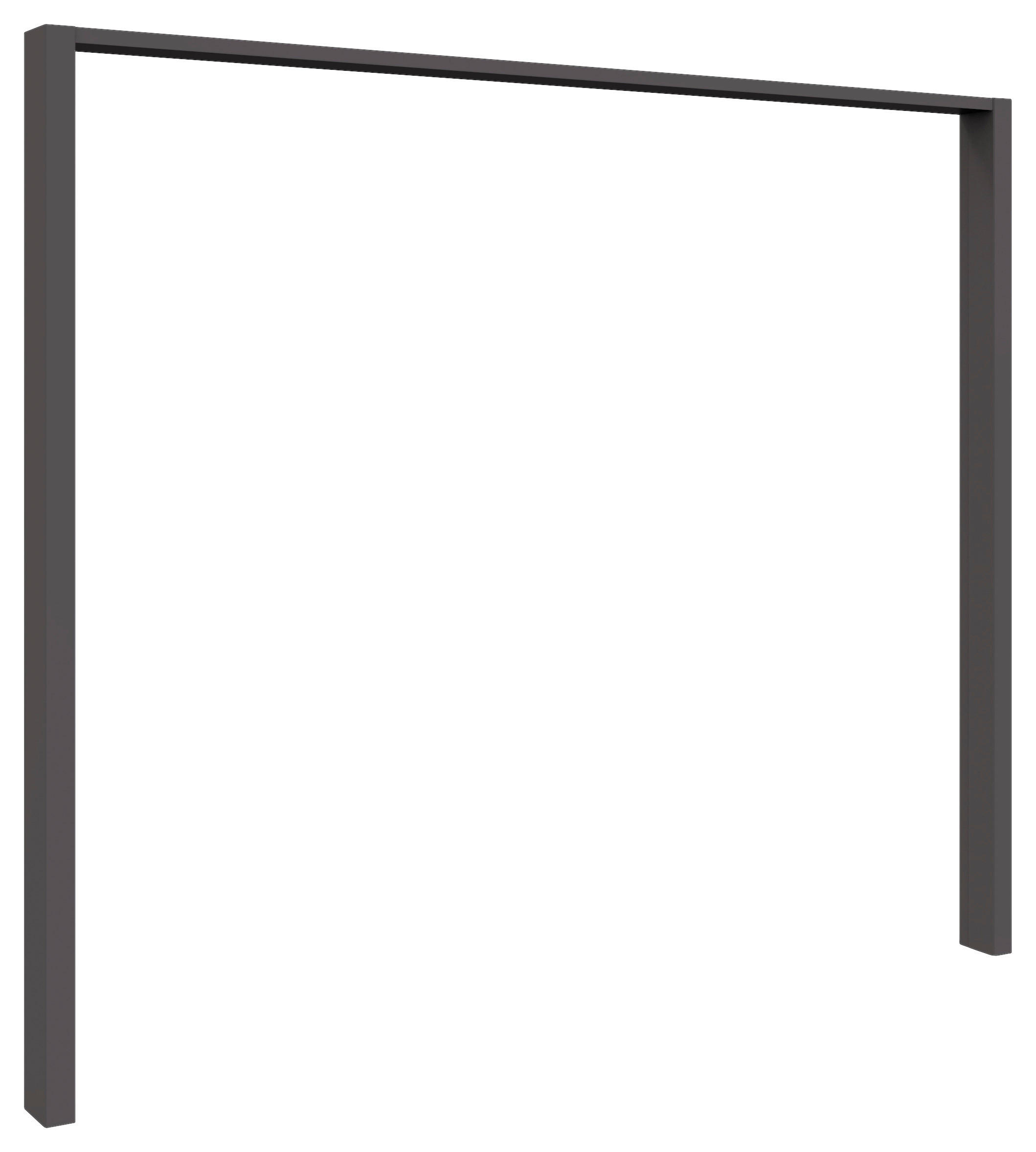 PASSEPARTOUTRAHMEN 256/220/12 cm Dunkelgrau  - Dunkelgrau, KONVENTIONELL, Holzwerkstoff (256/220/12cm) - Venda