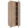 SCHUHSCHRANK Honigeiche  - Honigeiche/Alufarben, MODERN, Holzwerkstoff/Kunststoff (49/108/30cm) - MID.YOU