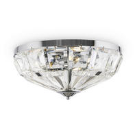DECKENLEUCHTE    39.6/19,2/39.6 cm  - Chromfarben, Trend, Glas/Metall (39.6/19,2/39.6cm)