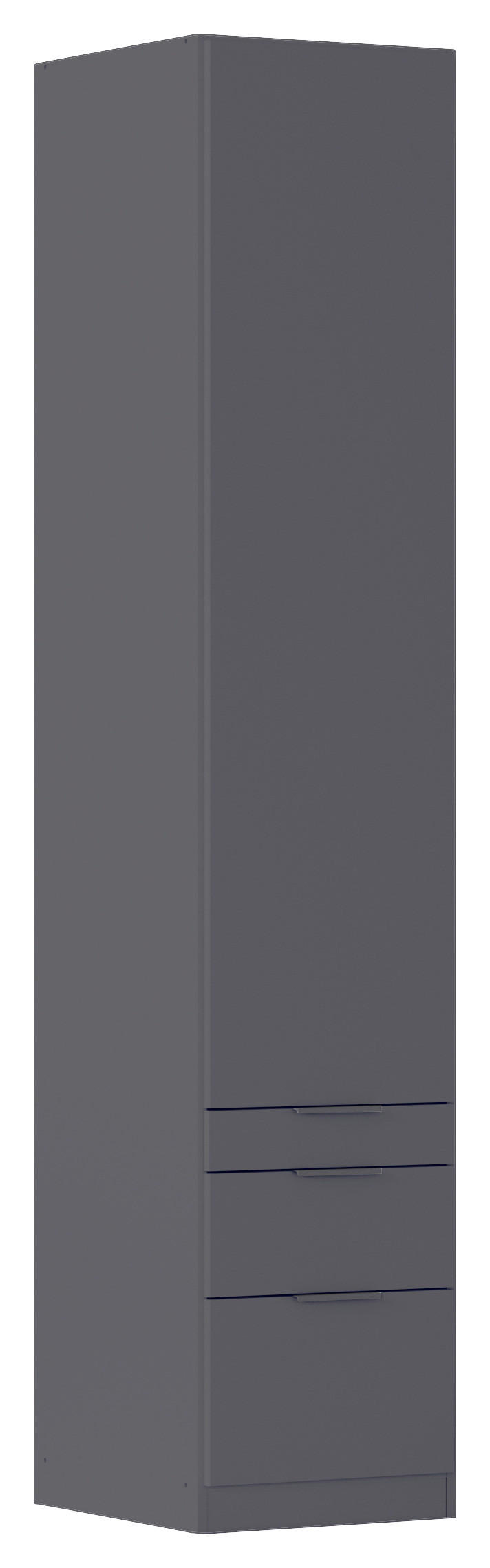 GARDEROB MED GÅNGJÄRN 47/229/54 cm 1-dörrar - grå, Modern, trämaterial (47/229/54cm) - Rauch Möbel