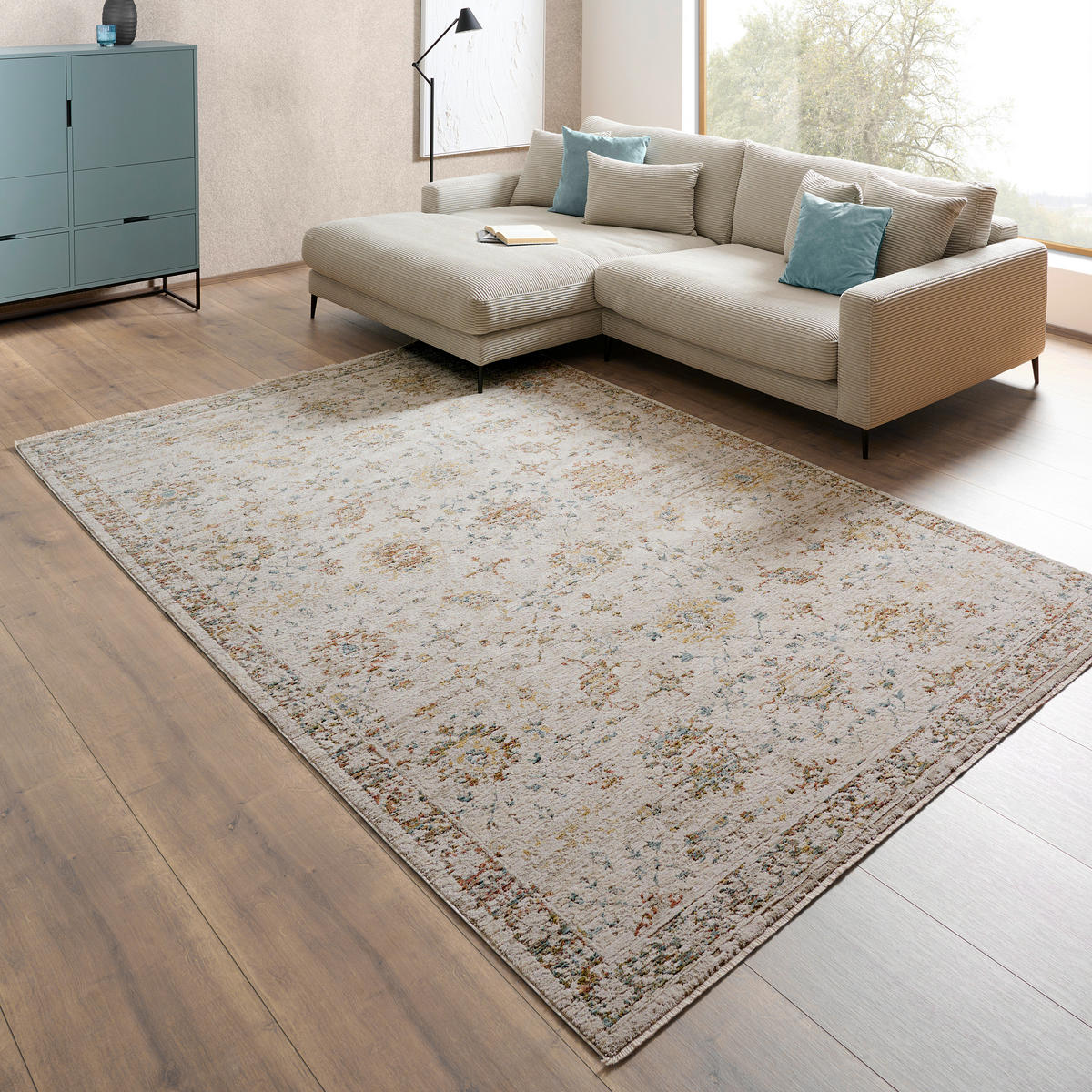 VINTAGE KOBEREC, 160/240 cm, béžová - béžová, Design, textil (160/240cm) - Novel