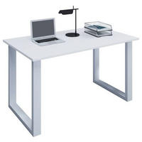 SCHREIBTISCH 140/50/76 cm  in Weiß  - Weiß, MODERN, Holzwerkstoff/Metall (140/50/76cm) - MID.YOU