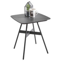 COUCHTISCH 43/43/49 cm quadratisch Anthrazit, Dunkelgrau  - Dunkelgrau/Anthrazit, Design, Keramik/Metall (43/43/49cm) - Venjakob