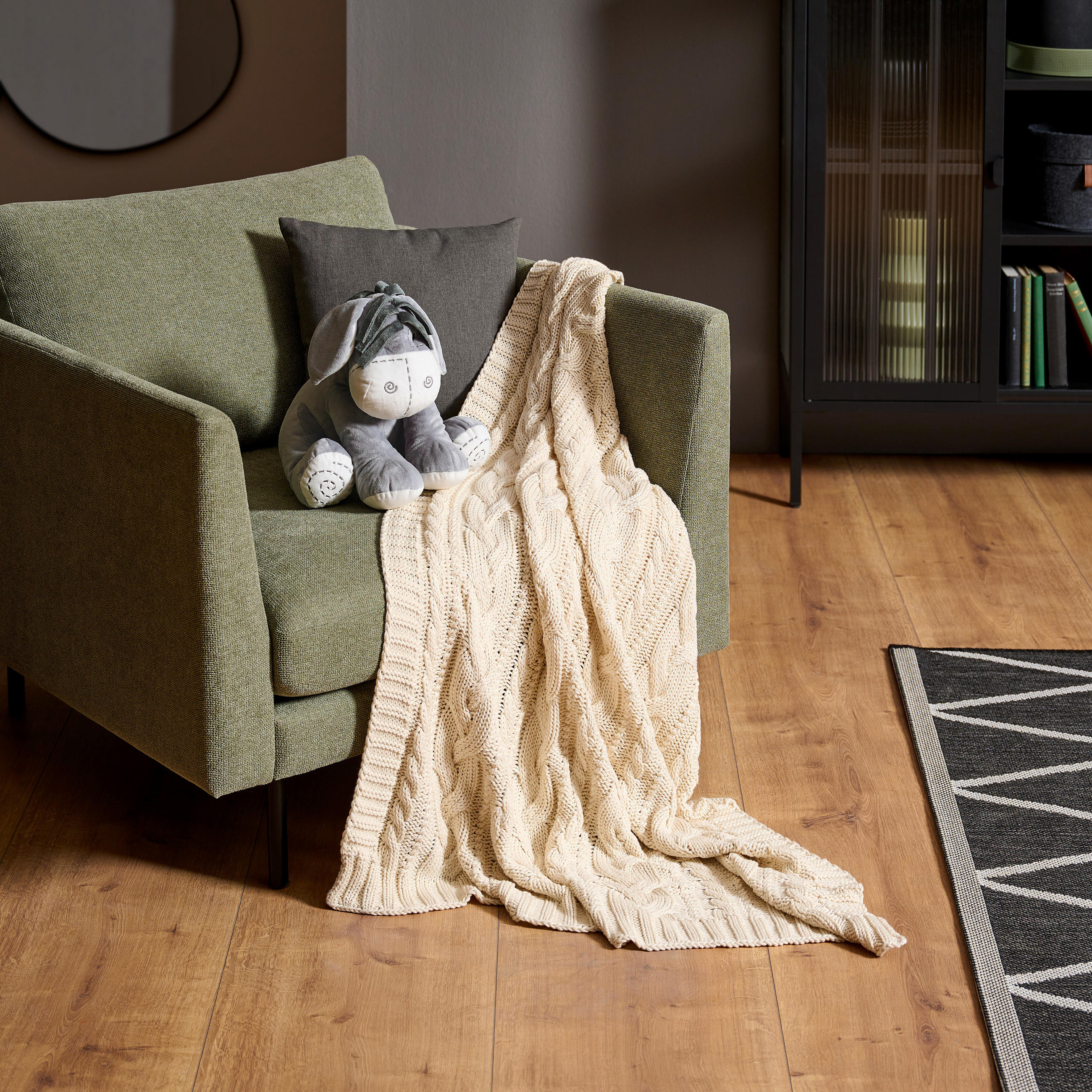 HEBKÁ DEKA, 80/100 cm - přírodní barvy, Trend, textil (80/100cm) - Patinio