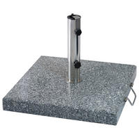 SONNENSCHIRMSTÄNDER Granit Grau  - Grau, Basics, Stein (45/7,5/45cm) - Zebra 