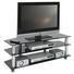TV STOLEK - černá/barvy chromu, Design, kov/umělá hmota (110/40/45cm) TV STOLEK - černá/barvy chromu, Design, kov/umělá hmota (110/40/45cm)