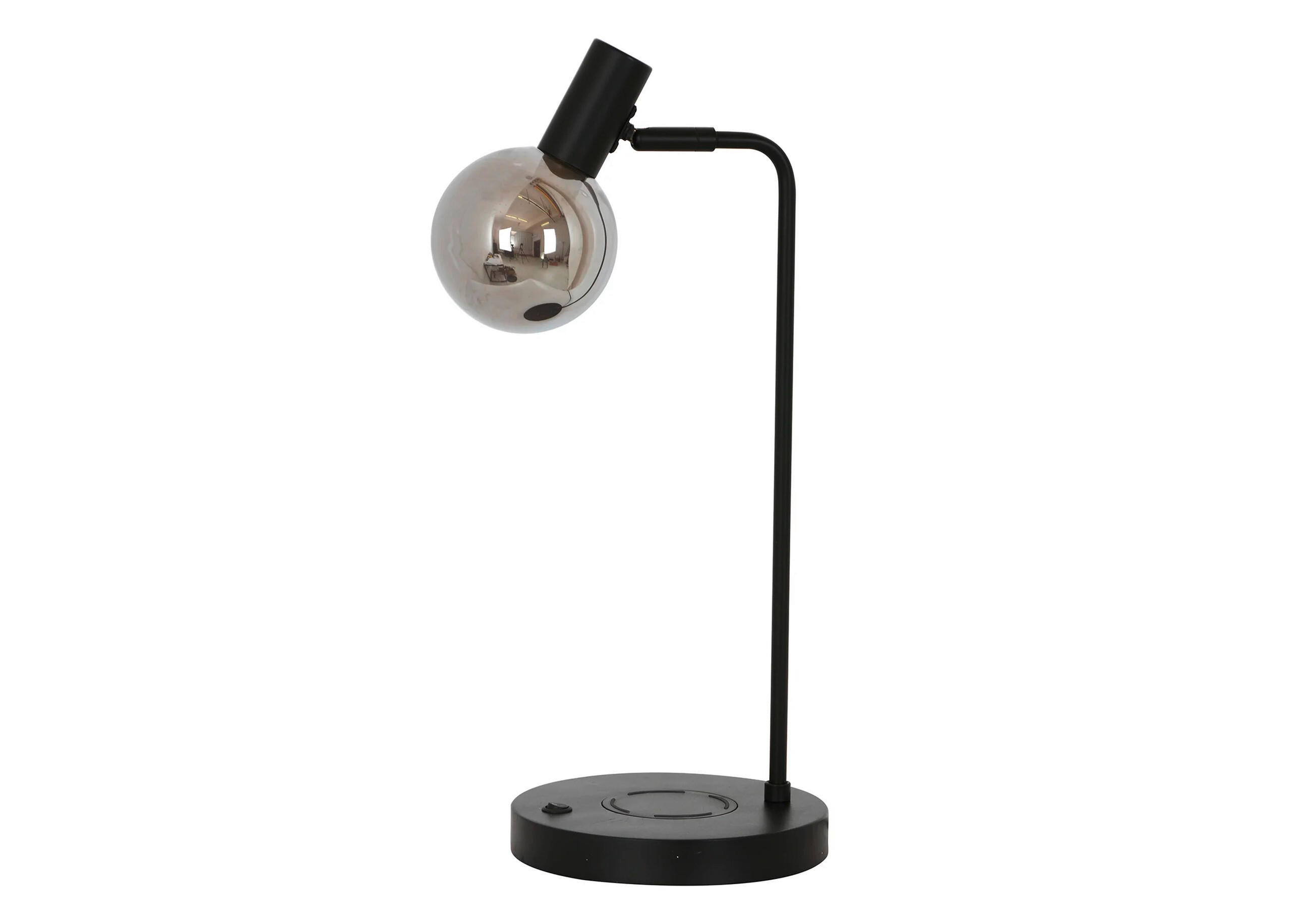 TISCHLEUCHTE Marx 23/45/16,5 cm   - Schwarz, Design, Metall (23/45/16,5cm)