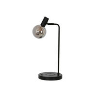 TISCHLEUCHTE - Schwarz, Design, Metall (23/45/16,5cm)