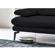 3-SITZER-SOFA in Leder Anthrazit  - Anthrazit/Schwarz, Design, Leder/Metall (222/86/104cm) - Dieter Knoll