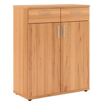 KOMMODE  in 84/107/39 cm  - Chromfarben/Buchefarben, Design, Holz/Holzwerkstoff (84/107/39cm)