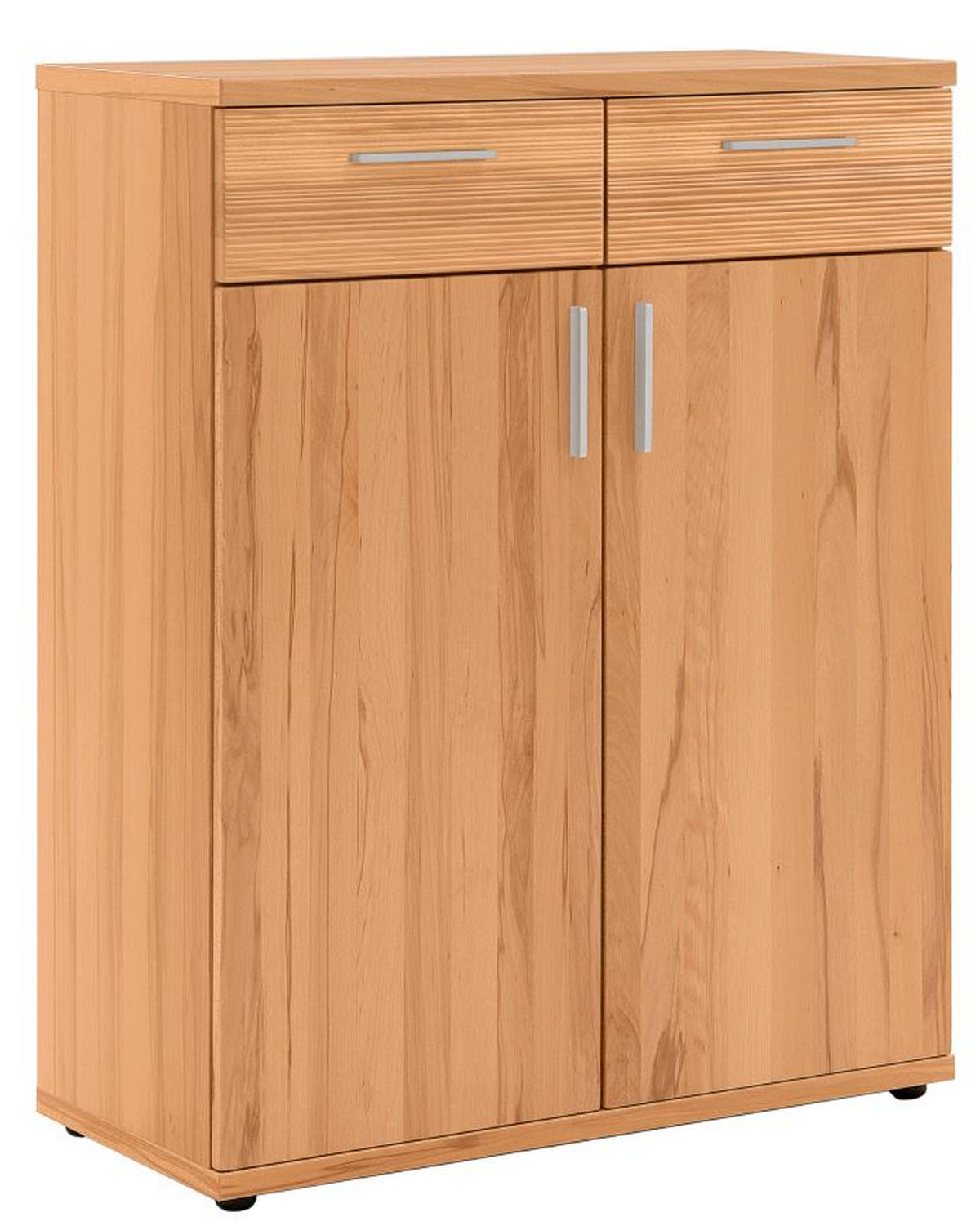 KOMMODE  in 84/107/39 cm  - Chromfarben/Buchefarben, Design, Holz/Holzwerkstoff (84/107/39cm)