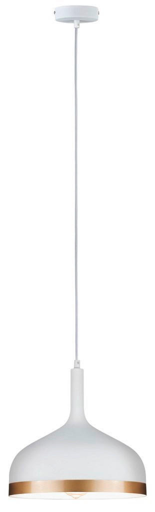 LED-HÄNGELEUCHTE Neordic 15/110 cm   - Goldfarben/Weiß, Design, Metall (15/110cm) - Paulmann
