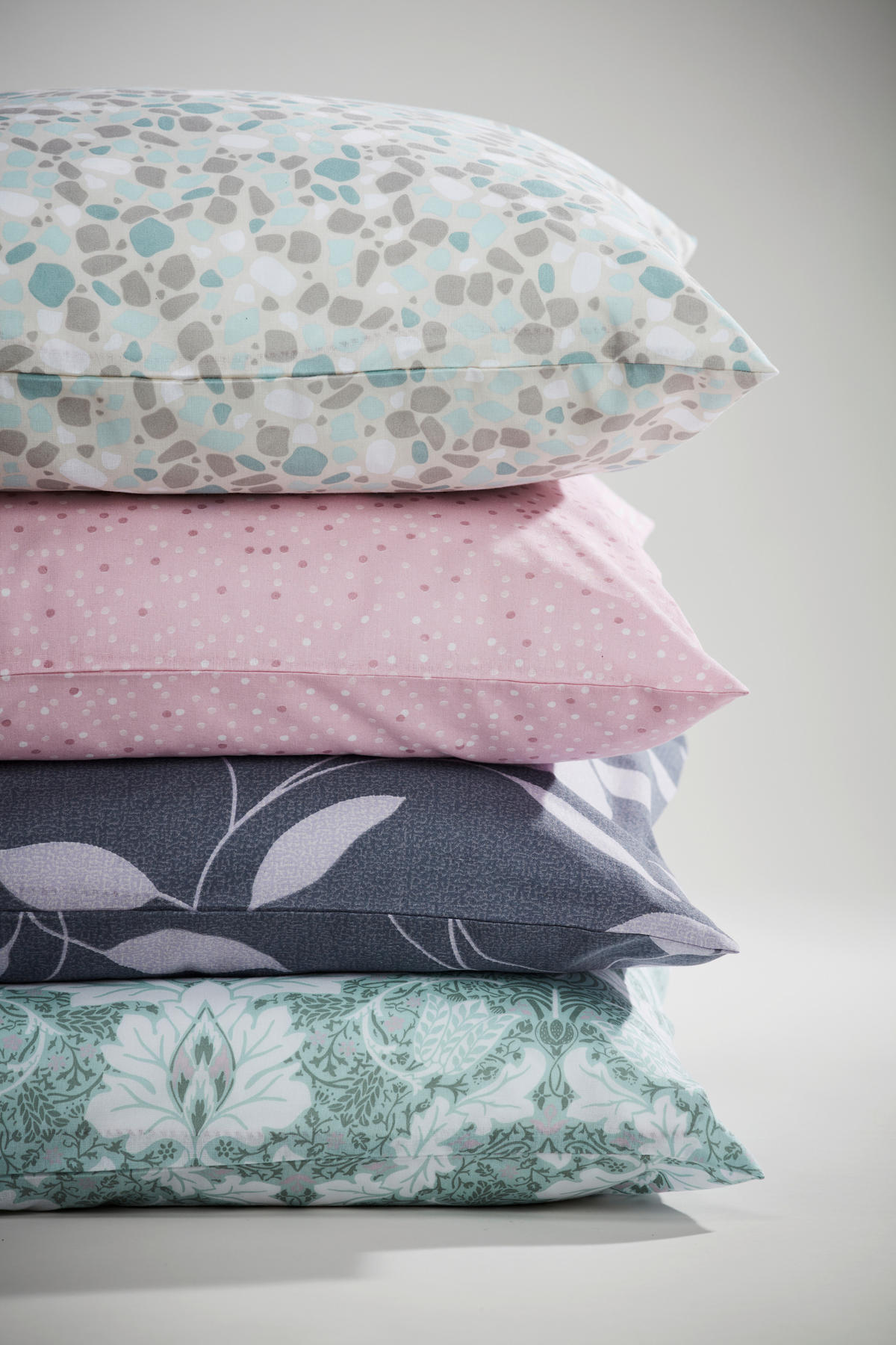 PÅSLAKANSET UNGDOM  - vit/mörkrosa, Basics, textil (150/1/210cm)