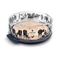 KÄSEGLOCKE 25/10 cm   - Transparent/Buchefarben, Basics, Holz/Kunststoff (25/10cm) - Heidi Cheese Line